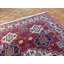 Tapis rouge / beige en laine noué à la main Southwestern-294497391