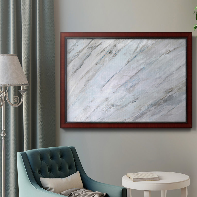 Toile encadrée de qualité supérieure Soft Fronds II - prête à être accrochée, H 16 po x l 20 po x P 2,5 po