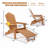 Hogarth Wood Foldable Outdoor Adirondack Chair-2096668416