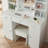 White Makeup Vanity Set