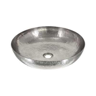 Maestro Copper Circular Vessel Bathroom Sink
