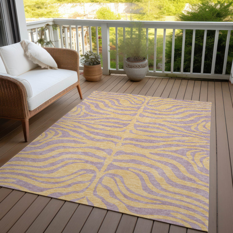 Red Rectangular Synthetic Washable Non-Slip Area Rug 3' x 5'