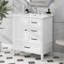 Meuble-lavabo 30 po avec lavabo et porte, 30 tiroirs