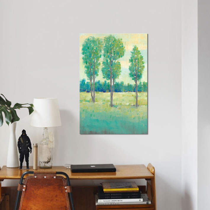 « spring day ii », impression sur toile, H 18 po x l 12 po x P 1,5 po, Toile tendue, Pas de tapis