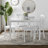 5 - Piece Dining Set with X-Back Chairs-1796805571