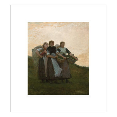 Hark! «The Lark» par Winslow Homer, impression giclée sur cadre