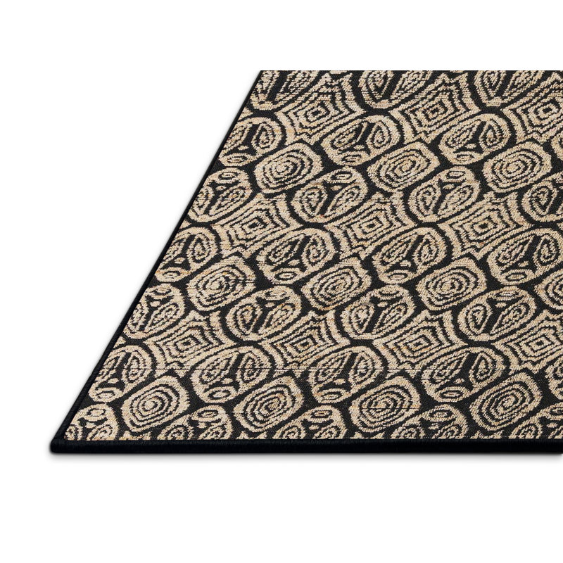 Wool Abstract Indoor Rug, Rectangle 2' x 4'