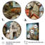«Fishing Village Modern Collage III - Coastal Windows», art mural-1447620458-1447620454