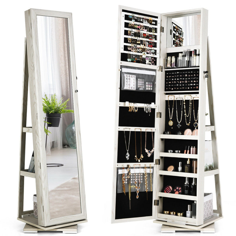 Armoire à bijoux avec miroir Magréb