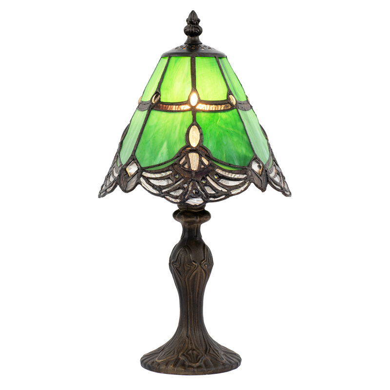 Metal Table Lamp, Green