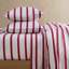 Ensemble de draps en percale de coton Lacost, literie rafraîchissante et respirante, drap-housse à poches profondes, bleu marine-112987729-132542923