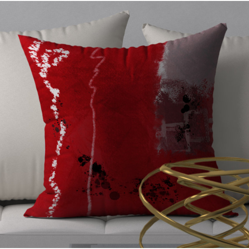 Reversible Throw Pillow, 18" x 18"