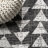 Tanna Modern Tribal Geometric Black/Ivory Indoor/Outdoor Rug-1676816882