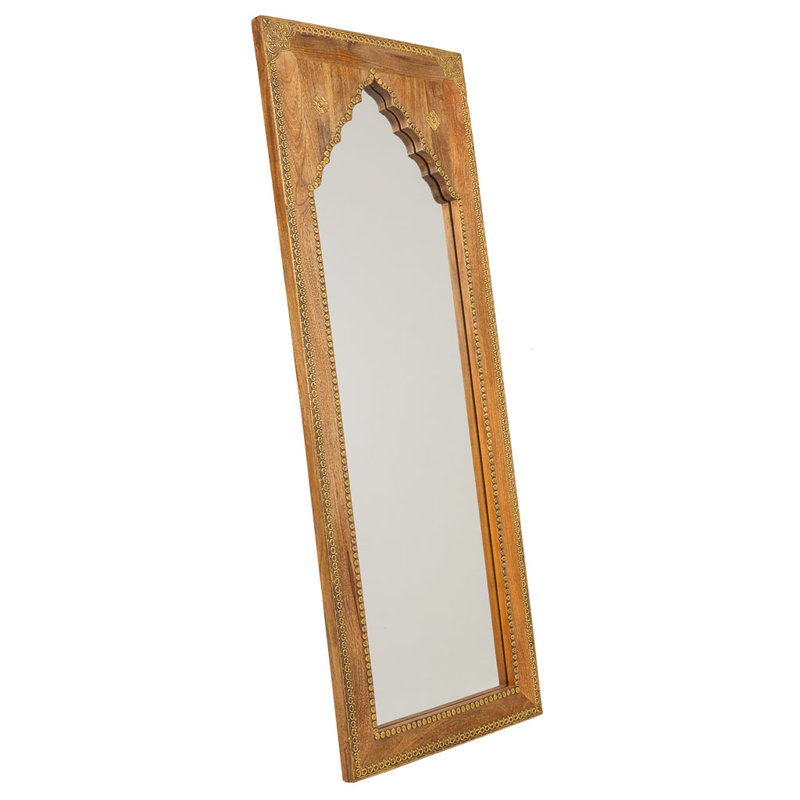 Maggio Wood Flat Wall Mirror