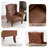Everlynn Faux Leather Wingback Chair-105522545
