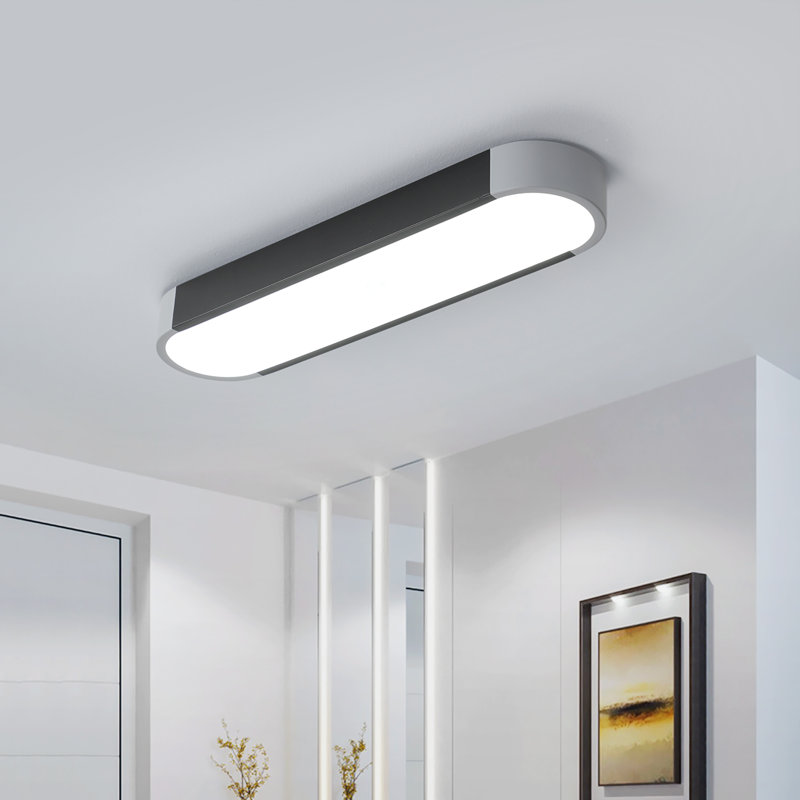 Cherron Masek 1 - Light 50cm Simple Rectangle Acrylic LED Flush Mount