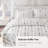 Soft Microfiber Bedding Sets, Full Queen Bow Embroidered Modern Home