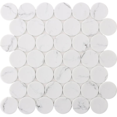 White Statuary Dots 12x12 Mos