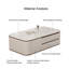 Table basse en pierre micro-cristalline avec rangement-1195848574