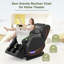 Full-body Massage Chair, Zero-gravity Massage Chair with 10 Fixed Rollers, Comfortable and Soft Wood-grain Leather, Foot Massage, Multiple Airbags, Waist Heating, Bluetooth and Smart Control Screen-1124229252