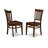 3 Piece Dinette Set for Small Spaces Contains a Rectangle Dining Table with Dropleaf and 2 Kitchen Dining Chairs, Mahogany-288655307-288655317