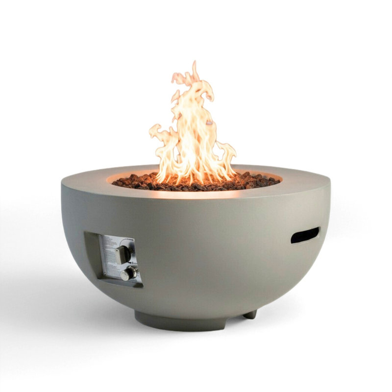 40,000 BTU Round Propane Fire Pit Table