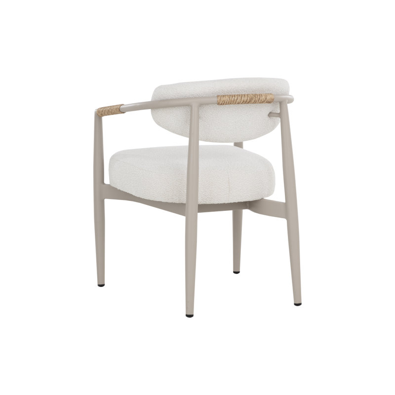 Outdoor Dining Armchair, Greige