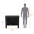 Kitchen Island, Three Concealed Shelves-384721192