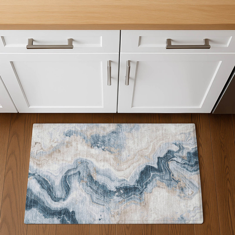 Premium Machine Washable Chelston AMF1862 Swirls Rug