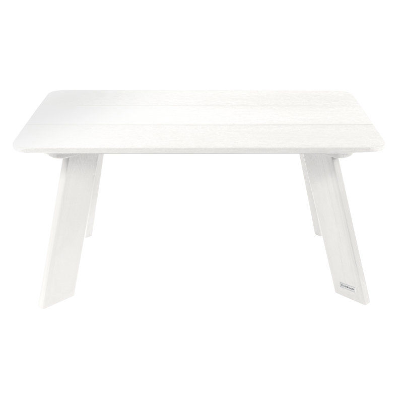 Byrnes Rectangular Outdoor Coffee Table , 31'' in. W 17.75'' in. D, White