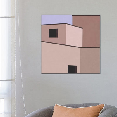The Desert House 1 Piece Wrapped Canvas Wall Art