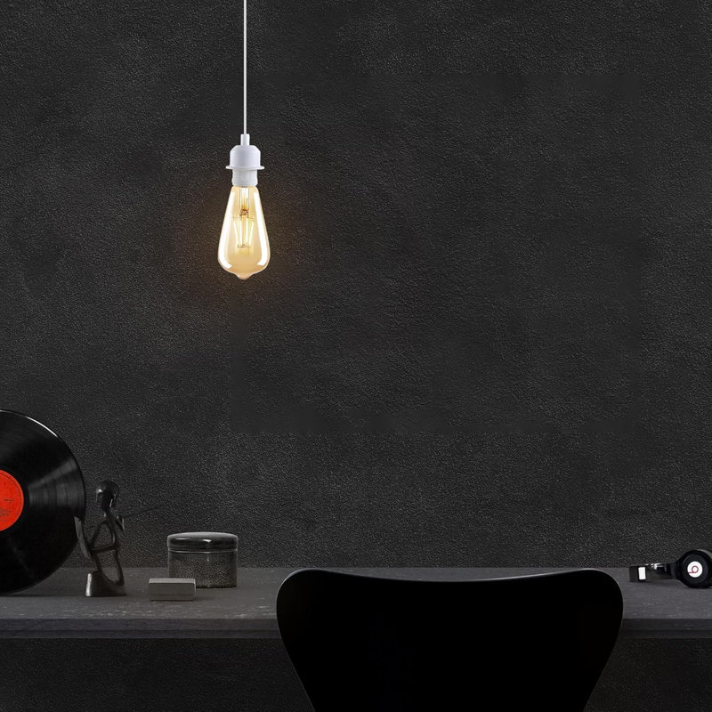 1 - Light White Single Pendant, Yes
