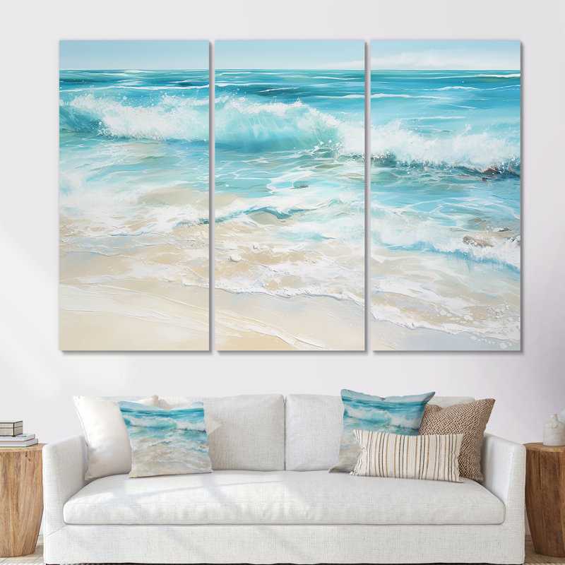«Ocean Charm», impression d'art mural, Toile tendue, H 40 po x l 60 po x P 1 po