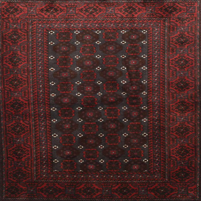 Tapis rouge à motif sud-ouest