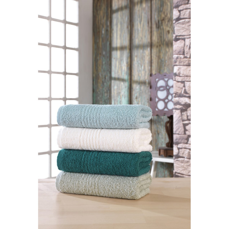Ensemble de serviettes essuie-mains 100% coton 4 pièces Ryad