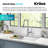 Allyn Transitional Industrial Pull-Down Single Handle Kitchen Faucet-70990998