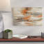 Wrapped Canvas Wall Art - Silvia Vassileva 'Golden Dust Crop Orange' Wall Art for Living Room, Bedroom, or Office Décor - 16x24-32717765