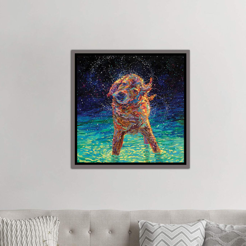 « moonlight nage » par iris scott, reproduction d’impression, H 37 po x l 37 po x P 1,5 po