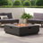 40'' Square Iron Fire Pit - 50 000 Btu (Tank Cover Not Included)-674746516