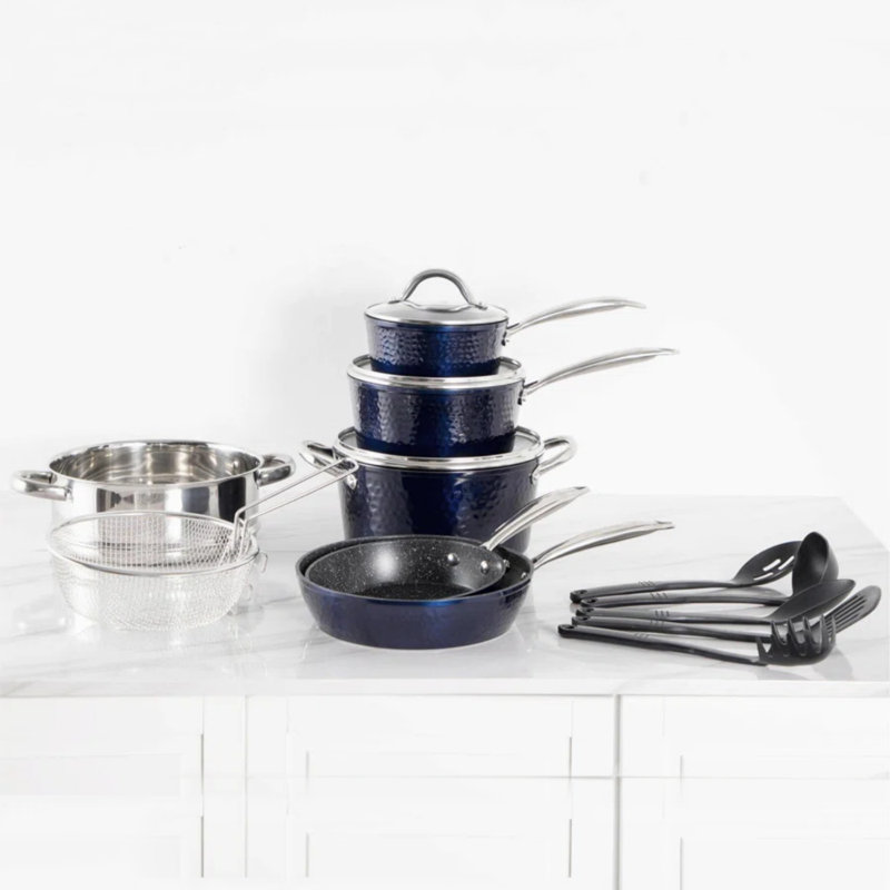12 - Piece Non-Stick Aluminum Cookware Set