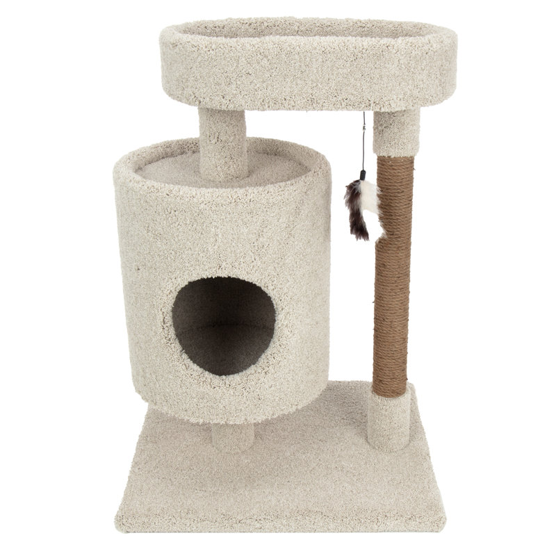 Arbre à chat 35 po H, Beige