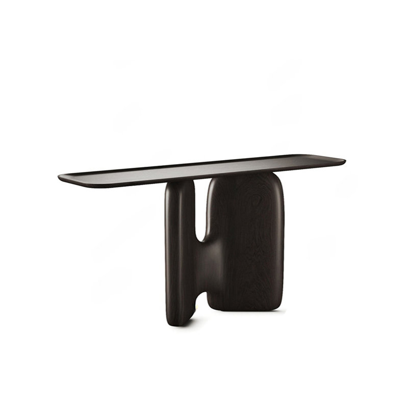 Console Modern Minimalist Art Design, H 31,5 po x l 70,87 po x P 13,78 po, Noir