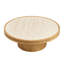 35.43" MDF Coffee Table With Sturdy Pedestal-852692963