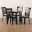 Ensemble repas pour quatre personnes