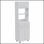 Armoire à micro-ondes à 2 tablettes et 1 tiroir Pembrooke avec rangement spacieux et design moderne et élégant pour les cuisines organisées