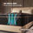 14''Medium Firm Hybrid Mattress in a Box with Cooling Gel Memory Foam & Pocket Coils, Fiberglass Free-715527445-715527443