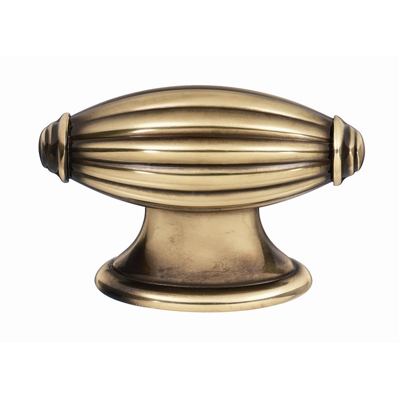Poignée barre Tuscany, Antique poli, H 1,5 po x l 0,875 po x P 0,75 po