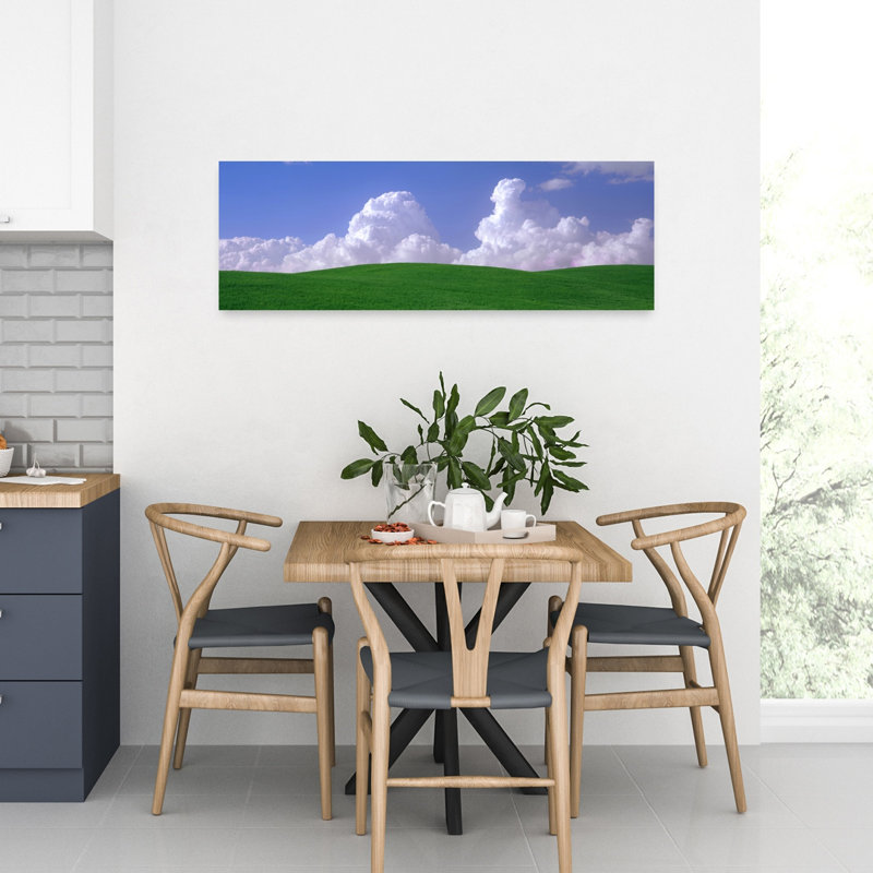 USA Washington Palouse Wheat And Clouds by Terry Thompson - Wrapped Canvas Panoramic Print, 30.48 cm H x 91.44 cm W