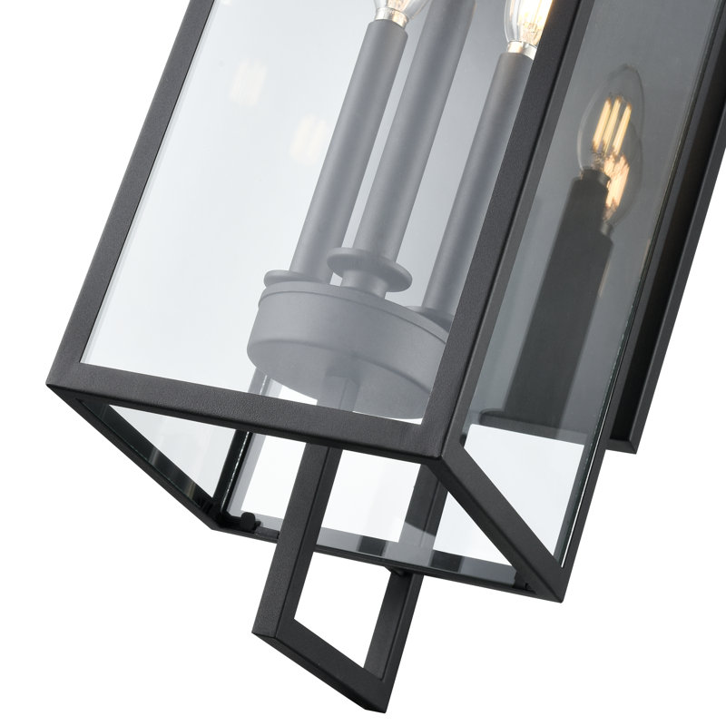 Applique murale d'extérieur 3 lumières 28,5 po Defrancisco