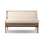 Priscilla LAF Dining Bench-49"-Crypton Wayfarer Snow-1193779091